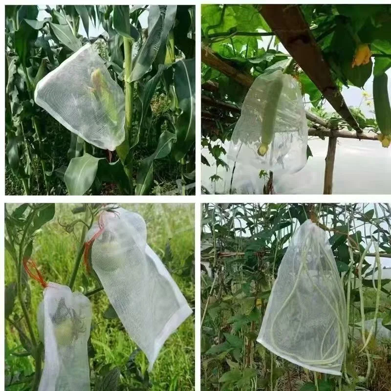 Fruit Protection Bags, Fruit Bags for Fruit Trees Fruit Netting Bags with Drawstring Fruit Tree Bags for Protecting Fruits Vegetables, MOQ: 100