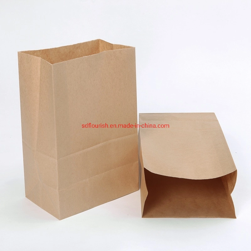 Bakery Bread Loaf Food Packaging Shopping Storage Kraft Paper Bag