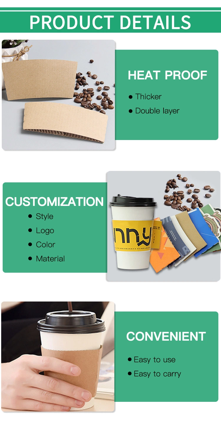 Disposable Cup Paper Coffee Custom Cup Sleeve