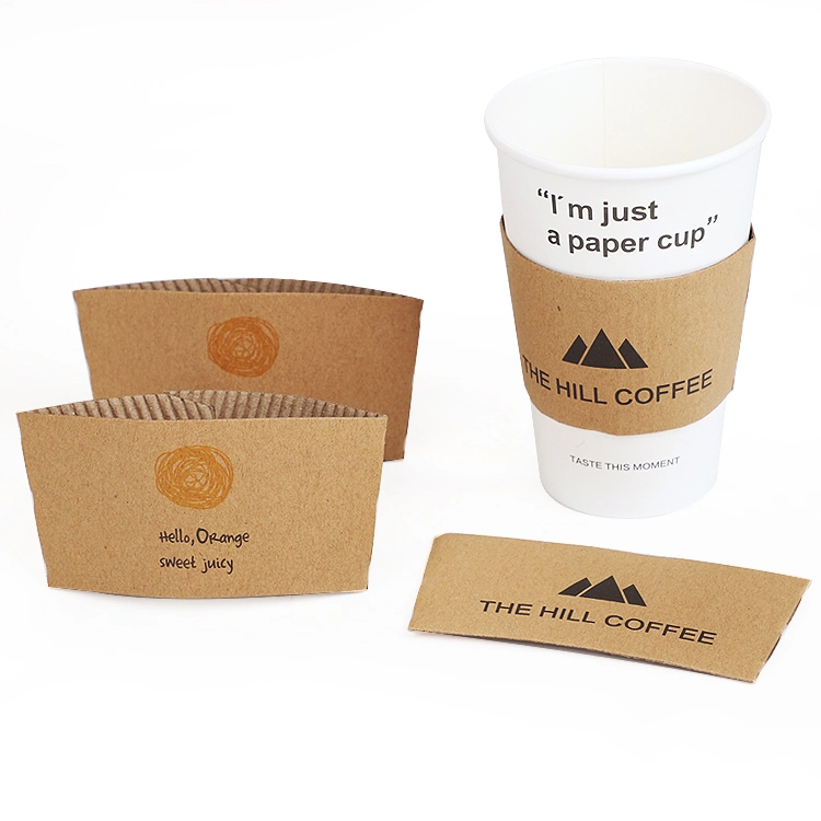 Custom Printed Hot Drink Cup Cover Coffee Cup Sleeve