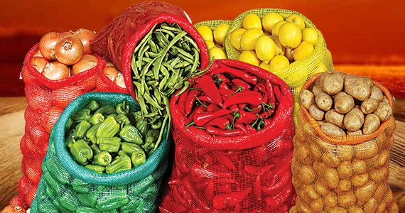 Plastic PP Woven Bag Vegetable Fruit Protection Onion Mesh Packaging Mesh Bag