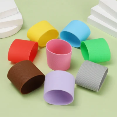Silicone Cup Sleeve Heat Insulation Bottle Sleeves