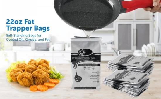 Grease Resistant Serving Snack Aluminium Foil Lined Hamburgers Bags